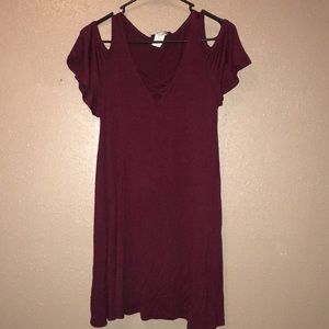 Maroon/red dress